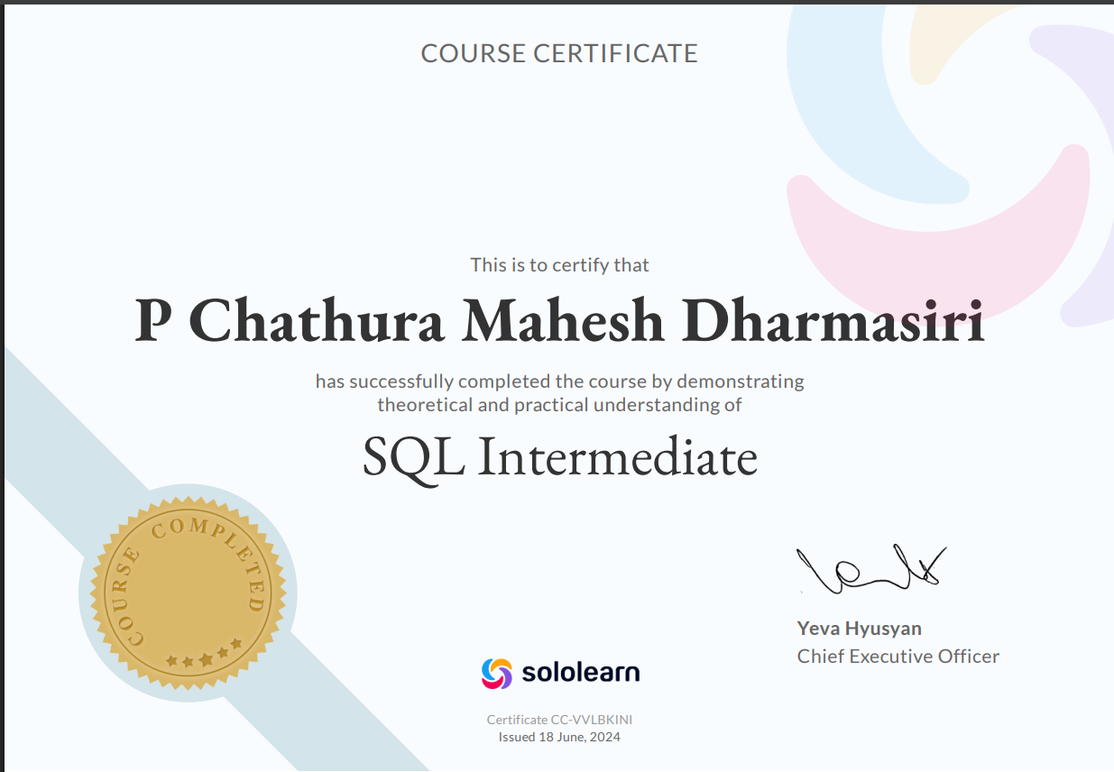 SQL Intermediate
